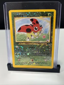 Ledyba 7/18 Pokemon Reverse Holo Southern Islands Collection Card - Image 1