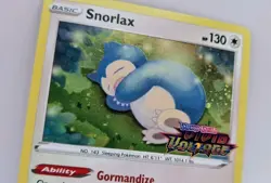 Pokemon TCG Snorlax Stamped Promo Vivid Voltage Cosmos Holo Card 131/185 2020 - Image 3