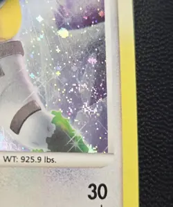 Pokemon TCG Regigigas DP40 2009 Diamond & Pearl SWIRL Black Star Promo Card - MP - Image 3