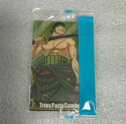 PREORDER Zoro One Piece x Morinaga Wafer Clear Card Sealed - Image 1