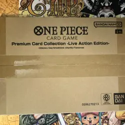 Bandai Namco One Piece Card Game Premium Card Collection Live Action Edition Box - Image 1