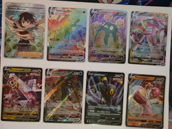 Pokemon Evolving Skies V/Vmax/Full Art Trainer Card Lot - Image 1