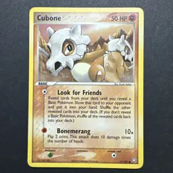 Cubone Pokemon Card 51/109 EX Team Rocket Returns 50 Regular Common 2004 - Image 1