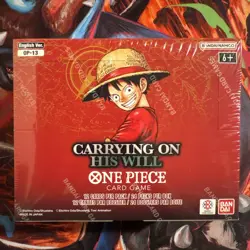 One Piece TCG OP13 Carrying On His Will Booster Box English Sealed + sealed T/S - Image 1