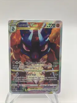 Lucario VSTAR SWSH291 Crown Zenith Black Star Promo Pokemon Card SEALED #SWSH291 - Image 1