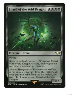 MTG Shard of the Void Dragon Universes Beyond Warhammer 40,000 Magic Gathering - Image 1
