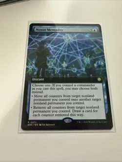Nexus Mentality (Extended Art) (R) #71 Commander: Secrets of Strixhaven MTG NM - Image 1