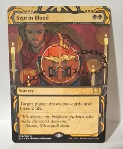 MTG Sign in Blood x1 Strixhaven: MA Regular NM/PFresh! - Image 1