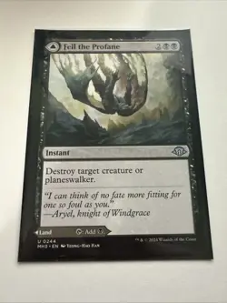 Fell the Profane - PACK FRESH MINT - Modern Horizons 3 - Regular - MtG WotC - Image 1
