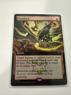 Flashback Extended FOIL MTG Secrets of Strixhaven Nm/M *ON HAND* - Image 1