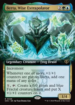 Berta, Wise Extrapolator ** Extended Art ** #346 - Secrets of Strixhaven MTG - Image 1