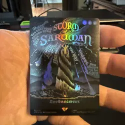 Storm of Saruman (Borderless Poster Foil) Lord of the Rings 733 NM - Image 1