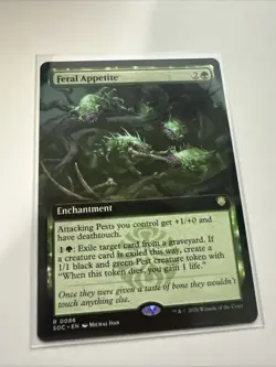Feral Appetite (Extended Art) R Commander: Secrets of Strixhaven 86 NM - Image 1