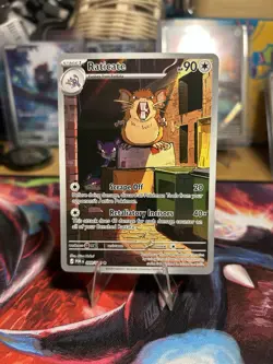 Pokemon Team Rocket's Raticate 202/182 Sv10 Destined Rivals Holo Illustration R… - Image 1