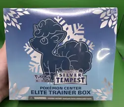 Sealed Pokemon Center Exclusive Silver Tempest Elite Trainer Box SWSH12 ETB - Image 1