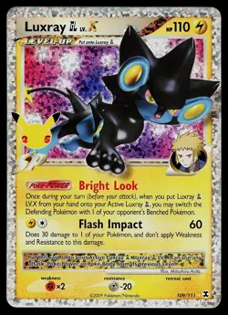 Pokemon Card - Luxray GL LV.X Celebrations Classic Collection 109/111 Holo - Image 1