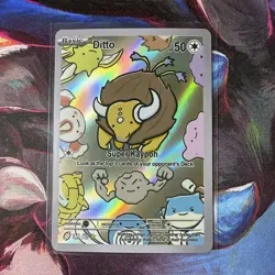 Ditto (Tauros) #61 - Holo Foil - After Skool Hobby Series 2 Fan Art- Pokemon - Image 1