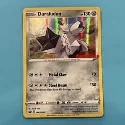Pokemon Duraludon SWSH028 Holo Black Star Promo NM - Image 1