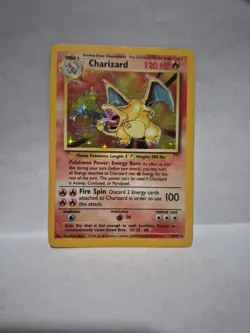 Charizard 4/102 Base Set 1999 Holo Rare Pokemon TCG Card - Image 1