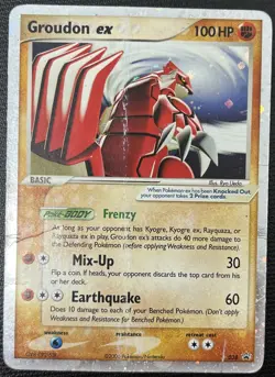 Groudon EX 038 Black Star Promo Rare Pokemon Card HP - Image 1