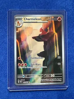 Pokemon Charmeleon 169/165 Sv: Scarlet & Violet 151 Illustration Rare Holo EN - Image 1