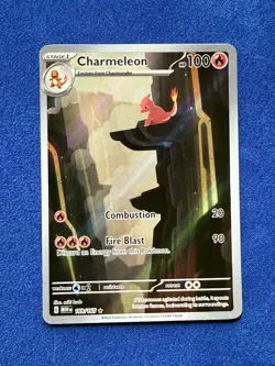 Pokemon Charmeleon 169/165 Sv: Scarlet & Violet 151 Illustration Rare Holo EN - Image 2