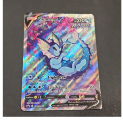 Pokemon TCG Vaporeon V SWSH181 Sword & Shield Promo Rapid Strike Holo 210 HP - Image 1
