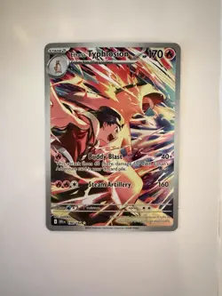 Pokemon TCG Ethan's Typhlosion Destined Rivals Illustration 190/182 NM - Image 1