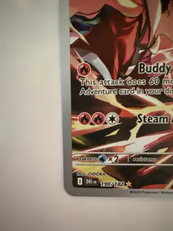 Pokemon TCG Ethan's Typhlosion Destined Rivals Illustration 190/182 NM - Image 4