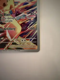 Pokemon TCG Ethan's Typhlosion Destined Rivals Illustration 190/182 NM - Image 5