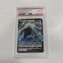 2022 POKEMON SWORD & SHIELD SILVER TEMPEST #138 LUGIA V PSA 8 - Image 1