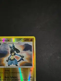 Lucario 6/130 Diamond & Pearl Holo Rare Pokemon TCG - LP Vintage - Image 4