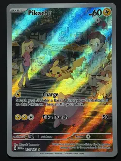 Pikachu Illustration Rare Scarlet & Violet 151 173/165 Pokemon TCG LP+ - Image 3