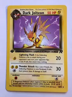 Dark Jolteon Uncommon Team Rocket 38/82 - Pokemon TCG - Image 1