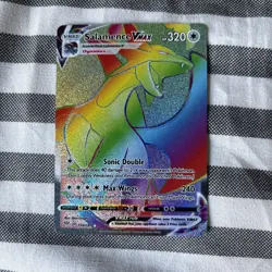 Pokemon TCG Salamence VMAX 194/189 SWSH03: Darkness Ablaze Secret Rare NM - Image 1