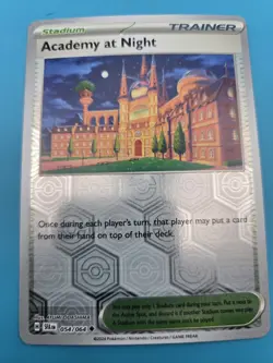 Academy at Night 54/64 Reverse Holo Uncommon Shrouded Fable Pokemon NM - Image 1