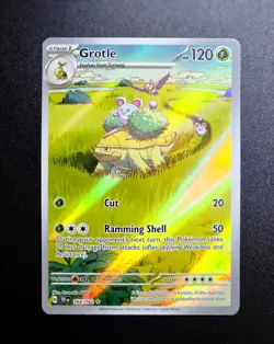 Pokemon TCG Grotle 164/162 Temporal Forces Holo Illustration Rare - Image 1
