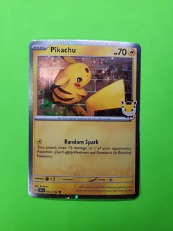 Pokemon TCG Pikachu 051/162 Pokemon Day STAMPED 2026 - Image 1