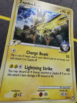 Pokemon TCG Zapdos G 12/99 - Holo Rare - LIGHTLY PLAYED - Arceus - Image 3