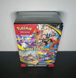 Pokemon TCG Mega Evolution Booster Bundle - 6 Packs - NEW/FACTORY SEALED - Image 1
