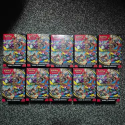 10x Pokemon TCG Mega Evolution Booster Bundle (6 Packs each) Brand new sealed - Image 1