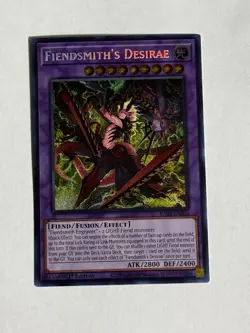 Fiendsmiths Desirae-Yu-Gi-Oh!-ScR-Quarter Century Stampede-RA04-EN056-1st Ed - Image 1