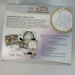 Pokemon TCG SWSH Sword & Shield Brilliant Stars ETB Elite Trainer Box - Image 3