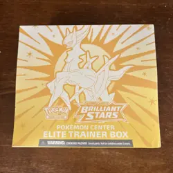 Brilliant Stars Pokemon Center ETB Pokemon TCG Sword & Shield Elite Trainer Box - Image 1