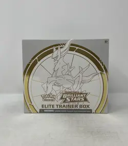 Pokemon TCG Sword & Shield Brilliant Stars Factory Sealed Elite Trainer Box - Image 1