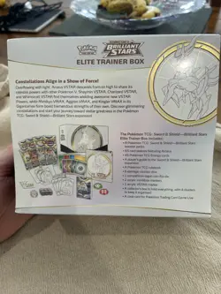 Pokemon TCG Sword & Shield Brilliant Stars Elite Trainer Box Factory sealed - Image 3