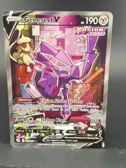 Genesect v Fusion Strike Ultra Rare Alternate Full Art Card 255/264 - Image 1