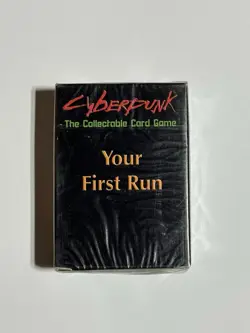 Cyberpunk Collectible Card Game “Your First Run” Sealed Not Mint - Image 1