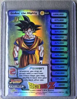 SCORE Dragon Ball Z Goku, the Mighty SJI Exclusive Foil Card Game Single - Image 1