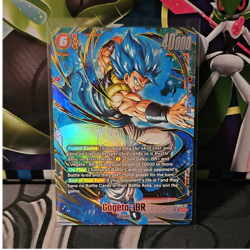 Bandai Dragon Ball Super Card Game Gogeta BR Fusion Foil R FB09-121 40000 Power - Image 1